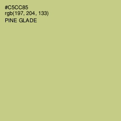 #C5CC85 - Pine Glade Color Image